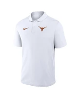 Nike Men's White Texas Longhorns Primetime Victory Primary Logo Performance Polo Shirt