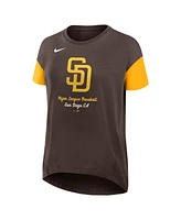 Nike Women's Brown San Diego Padres Flowy T-Shirt