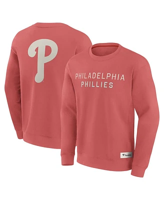 Fanatics Men's Red Philadelphia Phillies Elements Future Ground Lettering Pullover Sweatshirt
