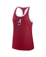 Nike Women's Crimson Alabama Tide Primetime Tri-Blend Racerback Tank Top