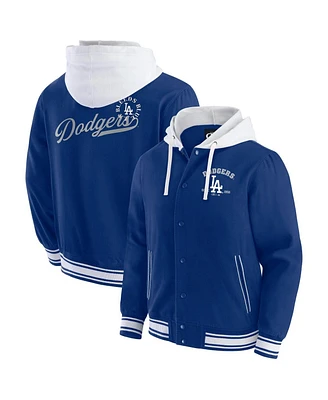 Darius Rucker Collection by Fanatics Men's Royal Los Angeles Dodgers Full-Snap Hooded Jacket