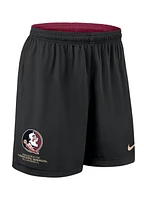 Nike Men's Garnet/Black Florida State Seminoles 2025 Sideline Reversible Performance Shorts