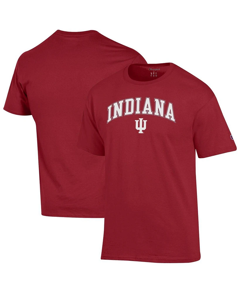 Champion Men's Crimson Indiana Hoosiers Arch Over Logo T-Shirt