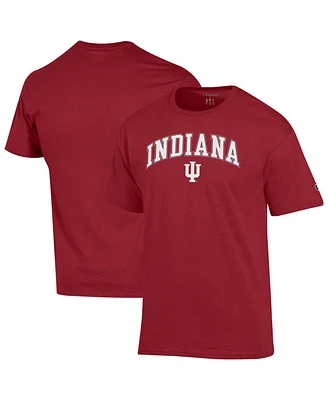 Champion Men's Crimson Indiana Hoosiers Arch Over Logo T-Shirt