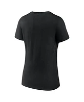 Fanatics Women's Black Vegas Golden Knights 2025 Stanley Cup Playoffs Breakout V-Neck T-Shirt