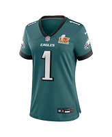 Nike Women's Jalen Hurts Midnight Green Philadelphia Eagles Super Bowl Lix Game Player Jersey