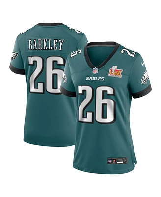 Nike Women's Saquon Barkley Midnight Green Philadelphia Eagles Super Bowl Lix Game Player Jersey