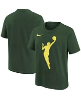 Nike Men's and Women's Hunter Green Wnba Logo Woman T-Shirt