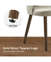 Adrian Modern Easy Assembly Space-Saving Dining Chair,Set of 2
