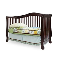 L A Baby The Brentwood 4 in 1 Convertible Full Sized Wood Crib