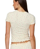 Edikted Women's Florence Floral T Shirt
