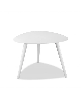 Lightweight Aluminum Accent Table for Indoor/Outdoor Use