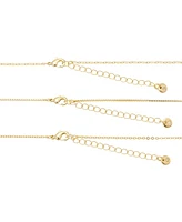 Unwritten Cubic Zirconia Sea Life Pendant Layered Necklace Set