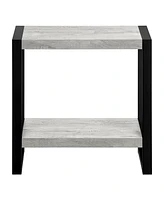 End Table with Shelf – Practical Storage and Display Table for Home Decor