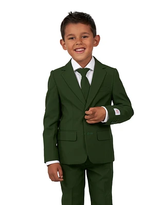 OppoSuits Toddler and Little Boys Glorious Solid Color Suit, 3-Piece Set Including Blazer, Pants and Clip-On-Tie