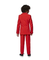 OppoSuits Toddler and Little Boys 3-Piece Devil Solid Suit Set