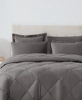 Cannon Oversized Cotton Percale 3-Pc. Comforter Set