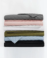 Cannon Oversized Cotton Percale 3-Pc. Quilt Set