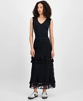 And Now This Women's Lace Tiered Maxi Skirt, Exclusively at Macy's