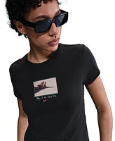 Nike Sportswear Women's Chill Knit Graphic Cropped T-Shirt