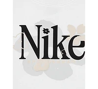 Nike Little Girls Dri-fit Wild Flower T-Shirt & Scooter, 2 Piece Set