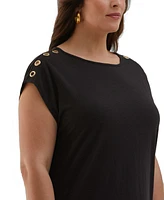 Ella Rafaella Plus Sleeveless Tank Top