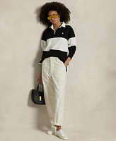 Polo Ralph Lauren Women's Color-Blocked Cotton Jersey Rugby Shirt