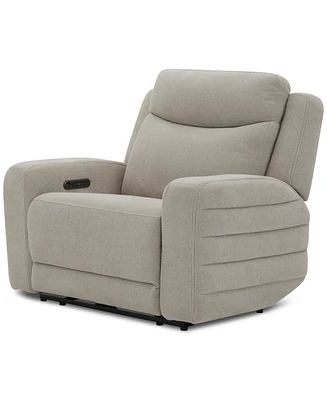 Kristyan Fabric Power Recliner with Headrest Zero Wall & Heat Massage, Exclusively at Macy's