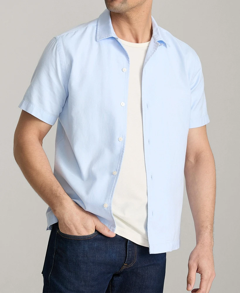 UNTUCKit Men's Regular Fit Short Sleeve Hughes Shirt