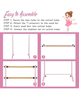 4 Foot Portable Freestanding Double Ballet Barre