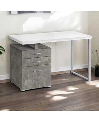 Compact Computer Desk with Three Drawers – Space-Saving and Practical Design
