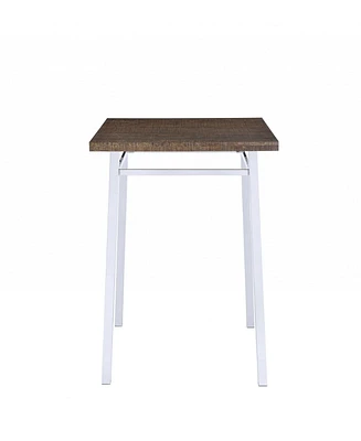 Square Manufactured Wood Bar Table with Sturdy Design