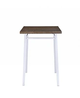 Square Manufactured Wood Bar Table with Sturdy Design