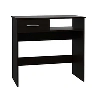 32" Black Computer Desk Desk and Bookshelf Set