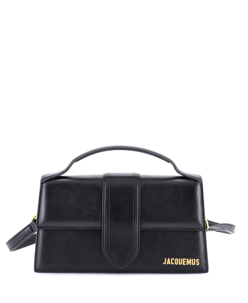 Pre-Owned Jacquemus Le Grand Bambino Flap Bag Leather