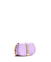 Pre-Owned Versace Medium Greca Goddess Shoulder Bag Leather