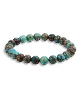 Bling Jewelry Set of 3 Simple Natural Stones Round Bead Stretch Bracelet Stackable