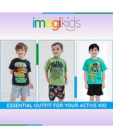 Teenage Mutant Ninja Turtles Donatello Leonardo Michelangelo Raphael T-Shirt and Shorts Outfit Set Toddler to Big Kid