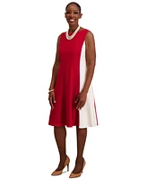 Kasper Women's Seamed Sleeveless Dress