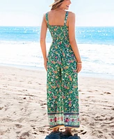 Cupshe Women's Garden Charm Floral Jumpsuit