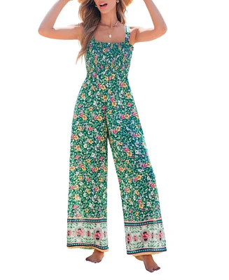Cupshe Women's Garden Charm Floral Jumpsuit