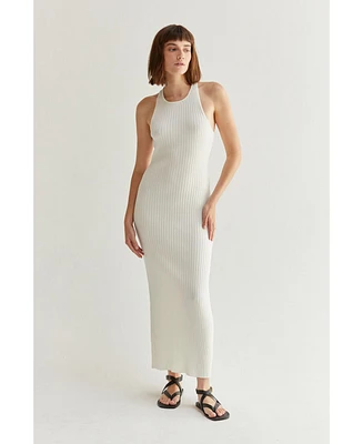 Crescent Women's Marla Rib Knit Maxi Dress