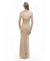 Nocturne Women's Maxi Dress with Glove Accessory