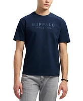 Men's Tomba Short Sleeve Crewneck Raised Logo Graphic T-Shirt