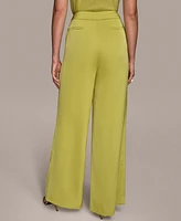 Donna Karan New York Women's Satin Wide-Leg Pants, Regular & Petite