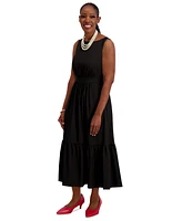 Kasper Women's Tiered Midi Dress, Regular & Plus Sizes