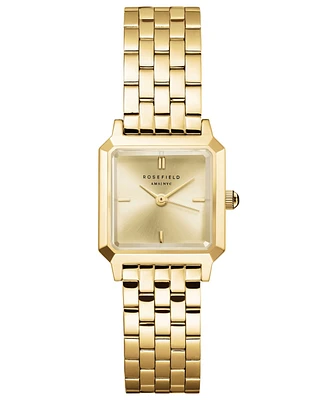 Rosefield Boxelle Women's Gold Tone Stainless Steel Bracelet Watch 19.5mm