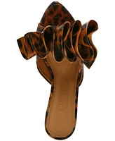 Steve Madden Women's Affinity Ruffle High-Heel Dress Mules