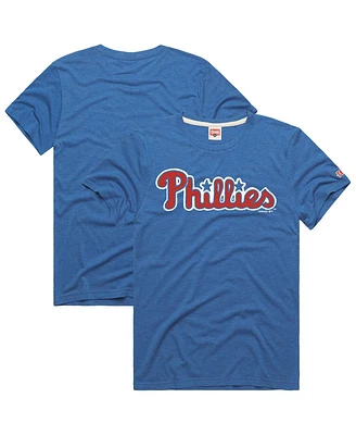 Homage Men's Royal Philadelphia Phillies Hyper Local Tri-Blend T-Shirt