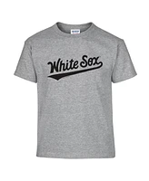 Soft as a Grape Big Boys and Girls 2-Pack Black/Gray Chicago White Sox T-Shirt Set